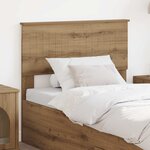 vidaXL Tête de lit Chêne artisanal 90 cm Bois d'ingénierie