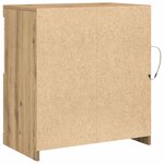 vidaXL Buffet Marron 60.5 x 37 x 67 cm Bois d'ingénierie