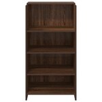 vidaXL Bureau de réception chêne brun 55x50x103 5 cm bois d'ingénierie