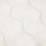 vidaXL Couverture en Fourrure de Lapin Synthétique Blanc 130 x 150 cm