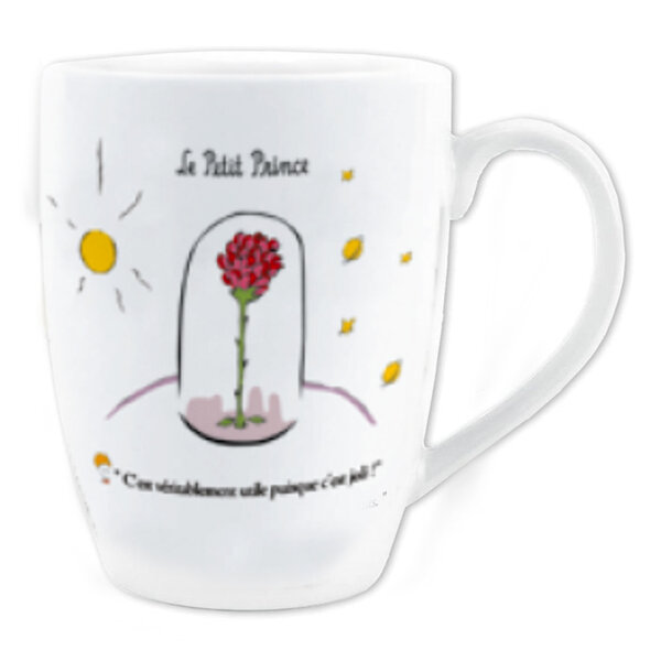 Tasse le petit prince de st exupéry - la rose