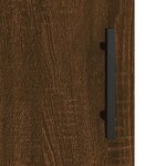 vidaXL Buffet chêne marron 90x34x80 cm bois d'ingénierie