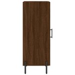 vidaXL Buffet Chêne marron 34 5x34x90 cm Bois d'ingénierie