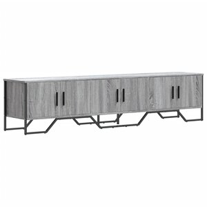 vidaXL Meuble TV sonoma gris 180x34x41 cm bois d'ingénierie