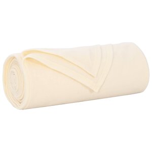 vidaXL plaid Crème 210 x 140 cm 0.41 kg Polaire