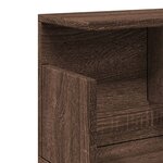 vidaXL Armoire murale 80x20x30 cm chêne marron bois d'ingénierie