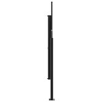 vidaXL Auvent latéral rétractable noir 180x600 cm
