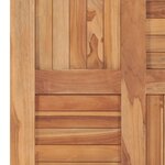 vidaXL Dessus de table Bois de teck solide 60x60x2 5 cm