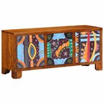 vidaXL Banc à chaussures Multicolore 100 x 35 x 45 cm