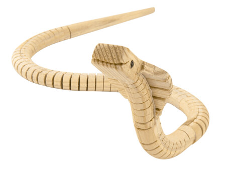 Jouet en bois articulé Cobra 60 x 3 x 2 cm