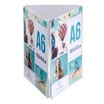 Porte-visuel Tryptique A6 - Cristal - X 20 - Exacompta