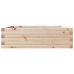 vidaXL Jardinière 80x80x23 cm bois de pin massif