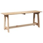 vidaXL Banc extérieur Marron 119 x 35 x 47 cm Bois de pin massif