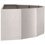 vidaXL Jardinière Argent 120 x 60 x 35 cm Acier inoxydable