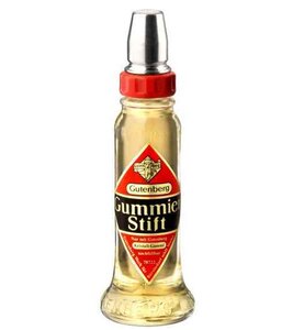 flacon de colle gomme arabique  60 g  dans un flacon en verre GUTENBERG