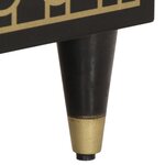 vidaXL Table de chevet 50x33x60 cm bois de manguier massif