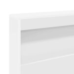 vidaXL Tête de lit de rangement Blanc 90 cm Bois d'ingénierie