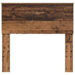 vidaXL Tête de lit Bois Ancien 100 cm Bois d'ingénierie