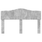 vidaXL Tête de lit Gris béton 160 cm Bois d'ingénierie