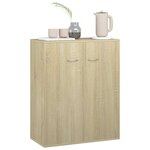 vidaXL Buffet Chêne sonoma 60x30x75 cm Bois d'ingénierie