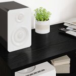 vidaXL Meuble TV Chêne noir 100 x 35 x 40 cm Bois d'ingénierie