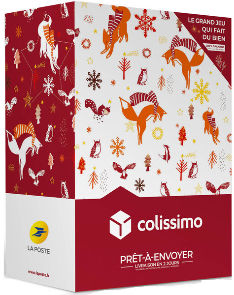 Colissimo Prêt-à-Envoyer France - Boite de taille L - 5 kg - Un Noël qui fait du bien