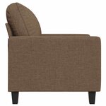 vidaXL Fauteuil Marron 60 cm Tissu