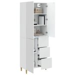 vidaXL Ensemble de Meubles 2 Pièces 66 x 34 5 x 90 cm Bois d'ingénierie