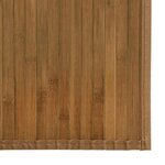 vidaXL Tapis rectangulaire marron 60x100 cm bambou