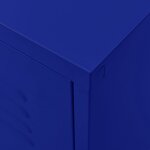 vidaXL Meuble TV Bleu marine 105x35x50 cm Acier