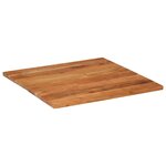 vidaXL Dessus de table 90x90x2 5 cm carré bois massif d'acacia