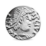 Pièce d'Histoire Monnaie de 10 Euro argent Dagobert