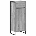 vidaXL Ensemble de mobilier de salle de bain avec tiroir Gris Sonoma