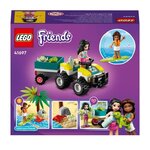 Lego 41697 friends le véhicule de protection des tortues  jouet créatif pour enfants des 6 ans  figurines animaux marins