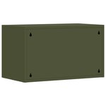 vidaXL Armoire murale pour garage Vert olive 60 x 33 x 35 cm