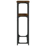 vidaXL Table console chêne fumé 90x22 5x75 cm bois d'ingénierie