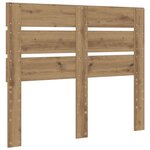 vidaXL Tête de lit Chêne artisanal 120 cm Bois d'ingénierie