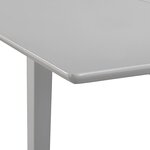 vidaXL Mobilier de salle à manger 3 Pièces MDF Gris