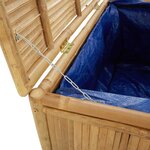 vidaXL Boîte de rangement de jardin 110x52x55 cm Bambou