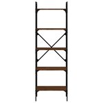 vidaXL Bibliothèque à 5 niveaux chêne marron 56x31 5x174 cm