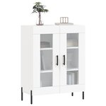vidaXL Buffet blanc 69 5x34x90 cm bois d'ingénierie