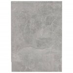 vidaXL Meuble TV Gris béton 102x37 5x52 5 cm Bois d'ingénierie
