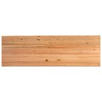 vidaXL Table à manger avec bord naturel 320x100x74cm bois massif chêne