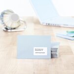 Boite de 2100 etiquettes universelles recyclée 63,5 x 38,1 mm sur 100 feuilles herma