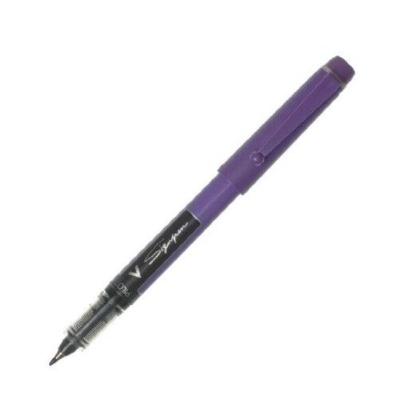 Stylo feutre V Sign Pen Pointe moyenne 0 6 mm Violet PILOT