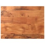 vidaXL Dessus de table 80x70x3 8 cm rectangulaire bois massif d'acacia