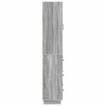vidaXL Ensemble de Meubles 2 Pièces Sonoma gris 66 x 34 5 x 87 cm