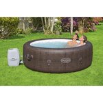 Spa gonflable Lay-Z-Spa St Moritz, 5 / 7 places, diametre 216 x 71 cm, 180 jets d'air