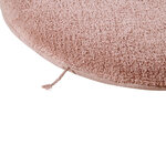 Pouf grand format marron clair rond Ø 120 cm