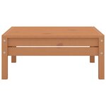 vidaXL Salon de jardin 3 Pièces Marron miel Bois de pin massif